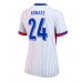 Maillot de foot France Ibrahima Konate #24 Extérieur vêtements Femmes Europe 2024 Manches Courtes